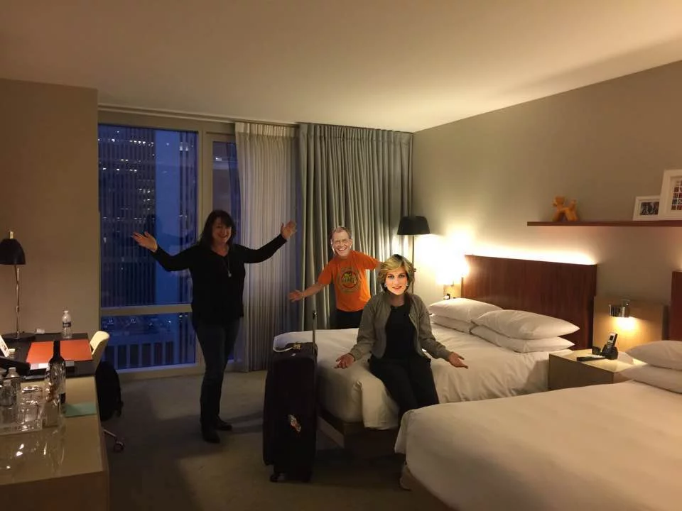 Hyatt Centric Room: Interior view of a room at Hyatt Centric near Times Square, ideal for couples or families, with contemporary decor and large windows.