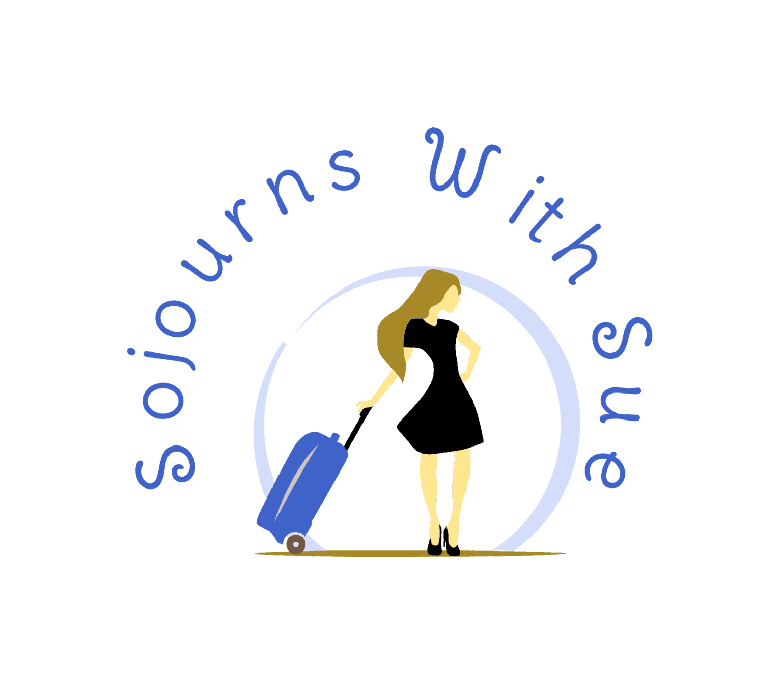 Transparent logo sojourns with sue