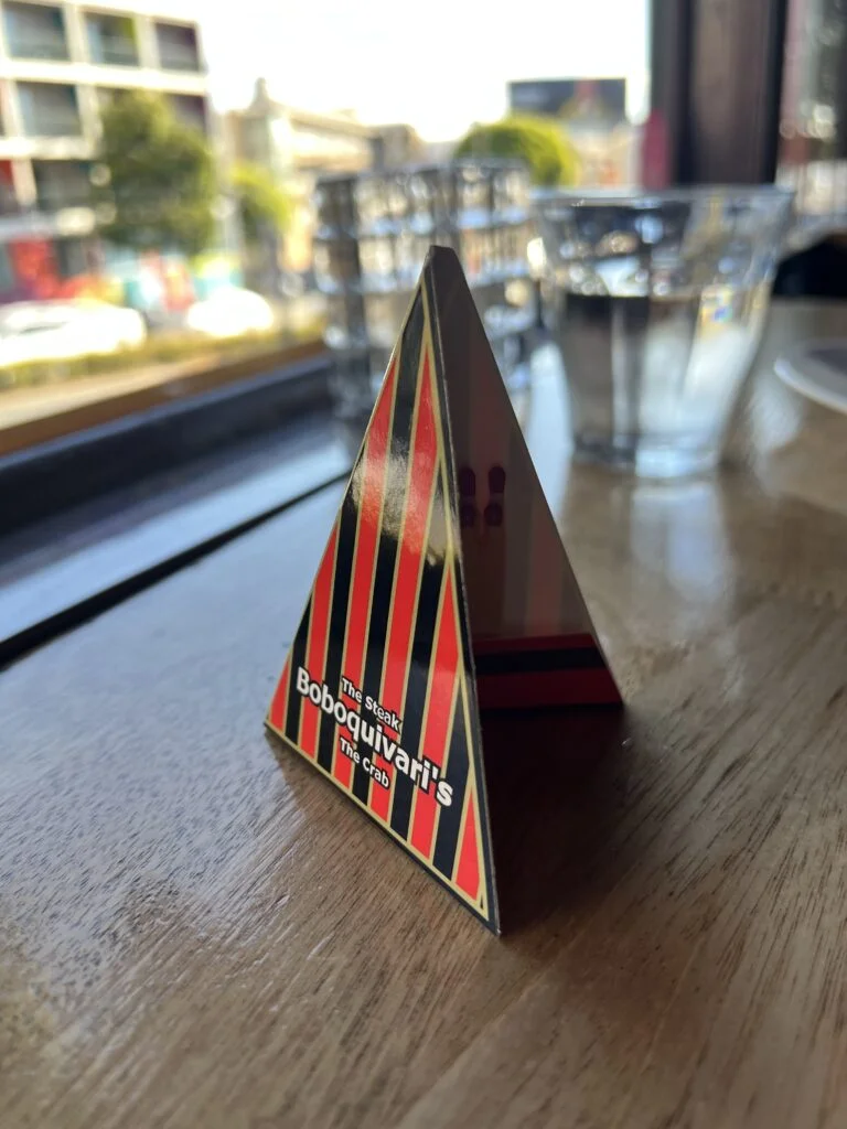 Vintage matchbooks available at Bobo's Restaurant.