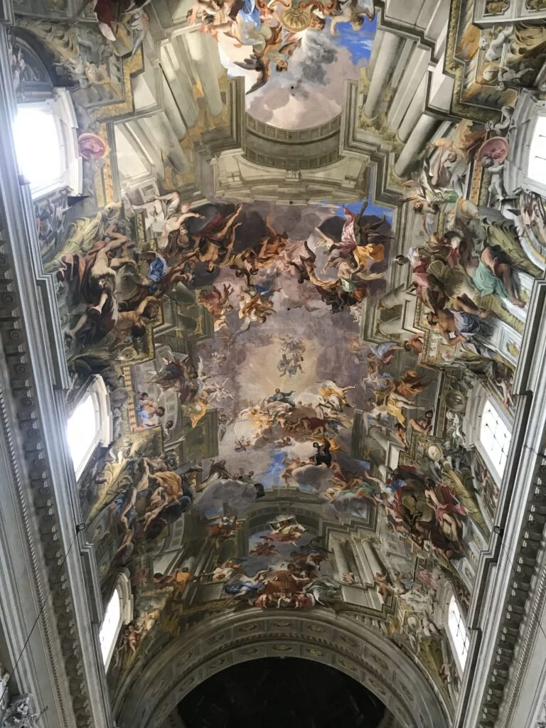 Rome in 3 Days: What’s Worth Seeing (and What You Can Skip) 9 Ceiling of Church of Saint Ignatius with trompe-l'œil art