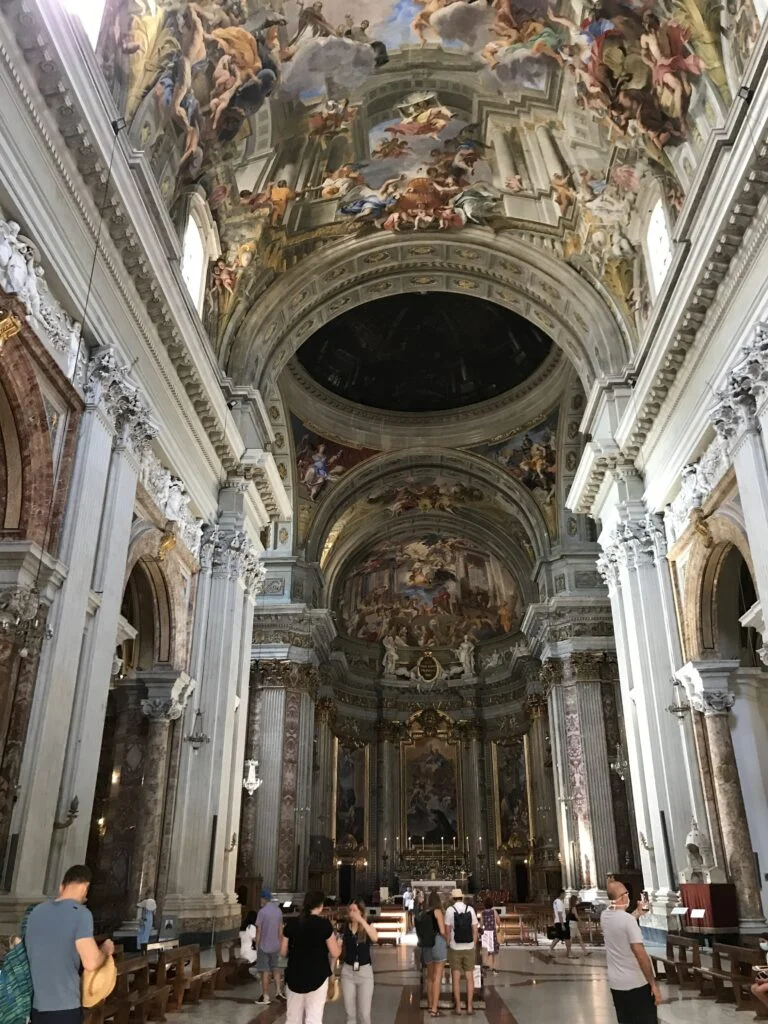 Rome in 3 Days: What’s Worth Seeing (and What You Can Skip) 6 Ceiling of Church of Saint Ignatius with trompe-l'œil art