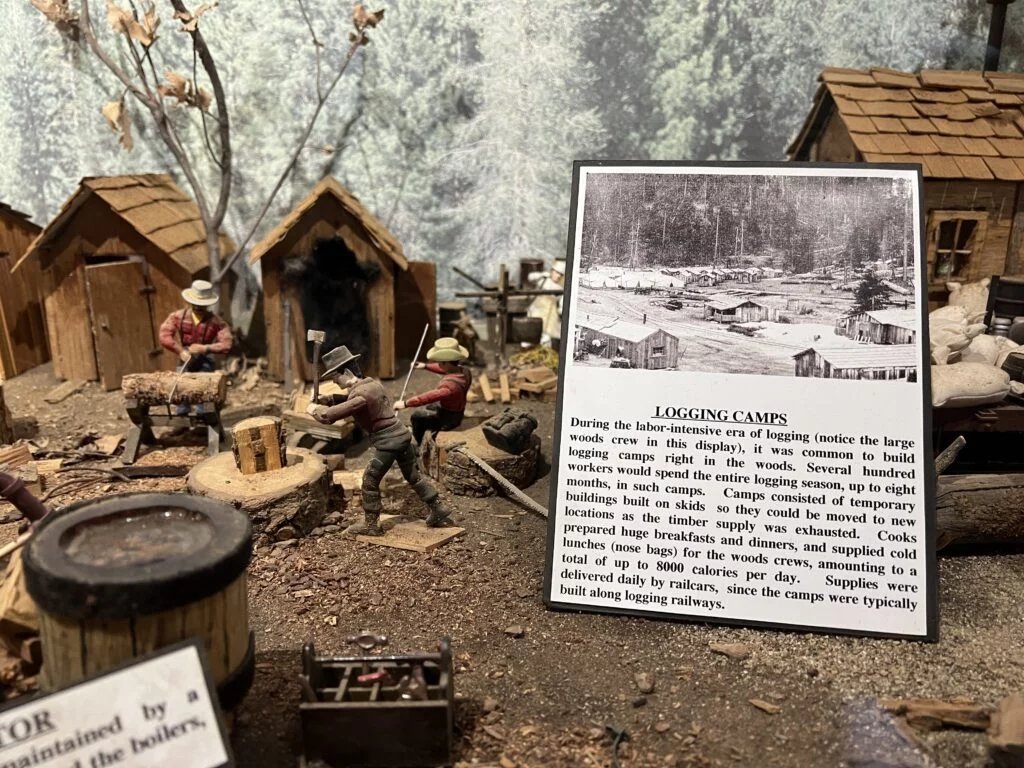 Is Arnold California worth visiting? 13 Logging museum diorama
