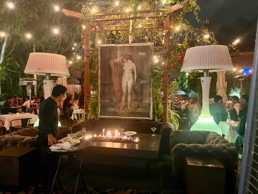 12 Fun and Unique Themed Restaurants in Los Angeles 42 La Boheme restaurant West exterior courtyard