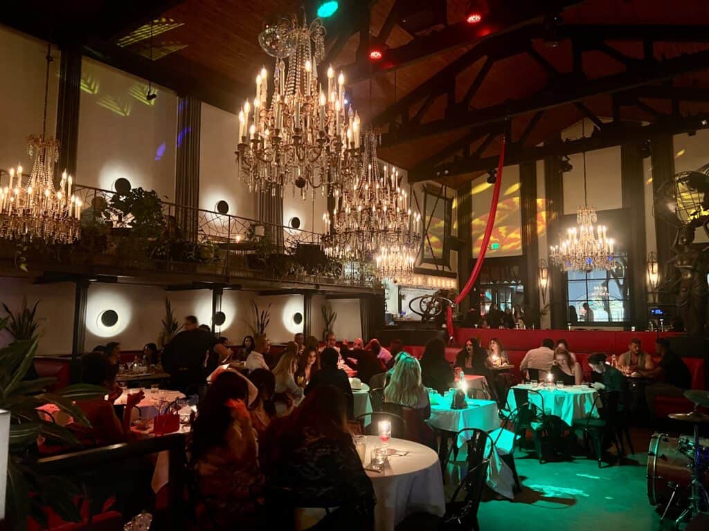 La Boheme restaurant West Hollywood interior
