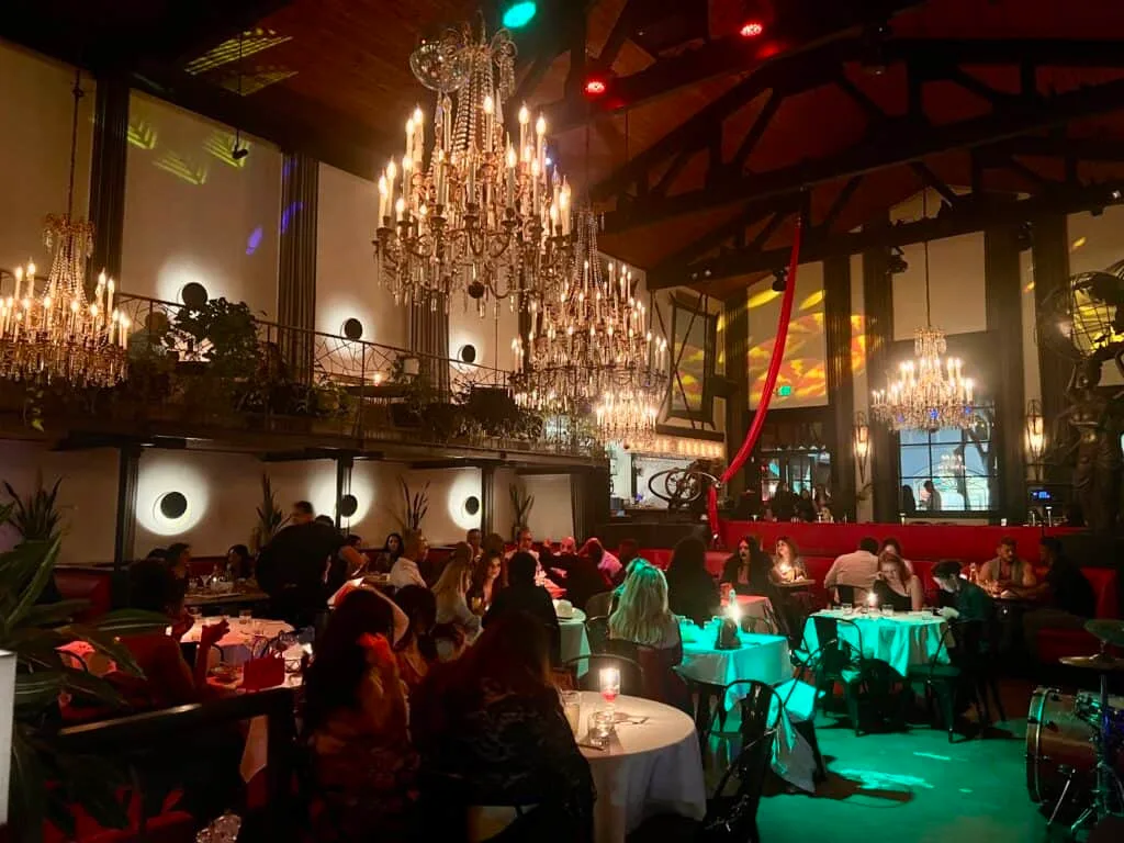 12 Fun and Unique Themed Restaurants in Los Angeles 43 La Boheme restaurant West Hollywood interior
