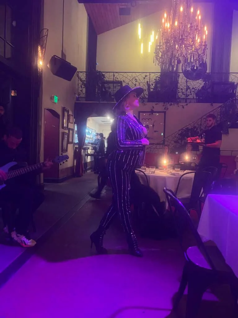 12 Fun and Unique Themed Restaurants in Los Angeles 45 La Boheme restaurant West Hollywood burlesque dancer