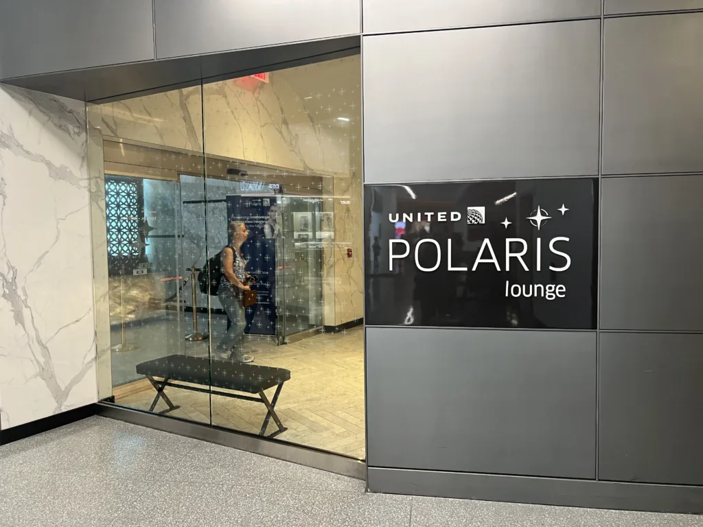 United Polaris Business Class Flight Review 1 United Polaris Lounge SFO entrance