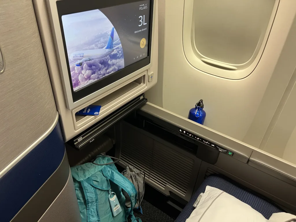 United Polaris Business Class Flight Review 14 United Polaris seat