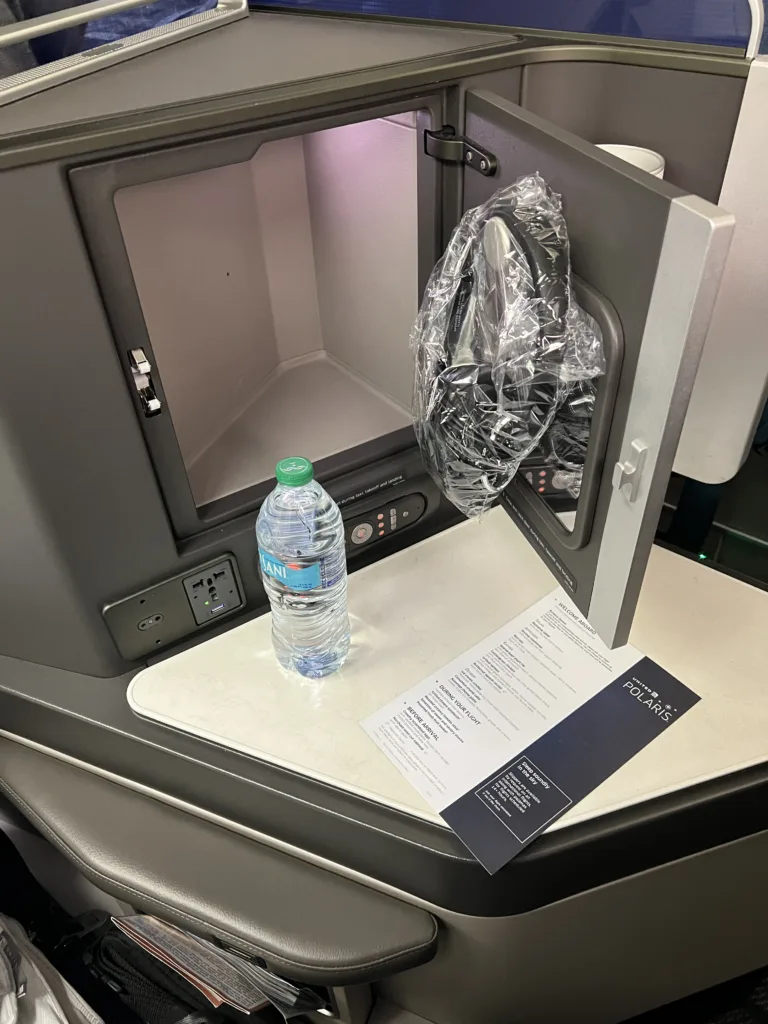 United Polaris Business Class Flight Review 16 United Polaris seat