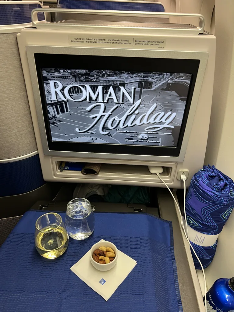 United Polaris Business Class Flight Review 22 United Polaris SFO to FCO