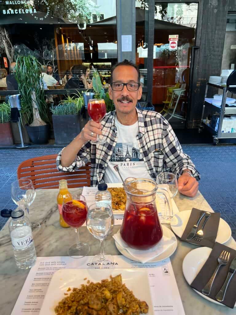 Catalana Restaurant Barcelona Sangria and Paella