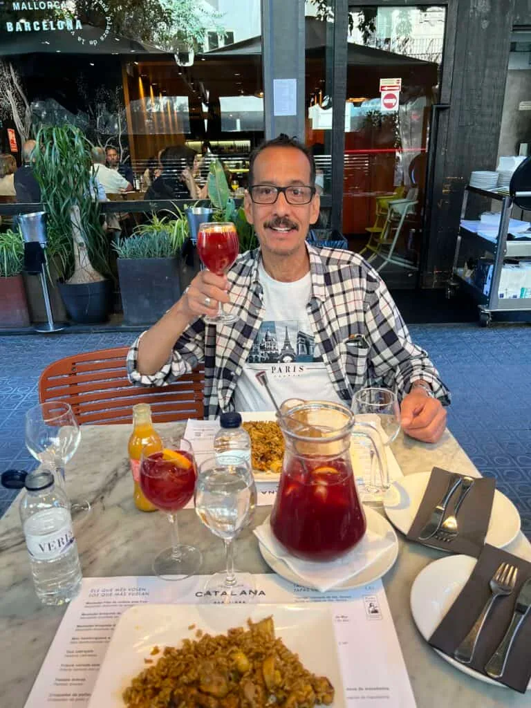 Catalana Restaurant Barcelona Sangria and Paella