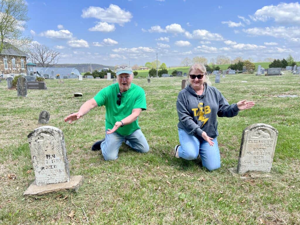 Things to Do in Marshfield, Missouri: A Personal Journey Back to My Roots 11 Headstones in Marshfield cemetery during family history visit