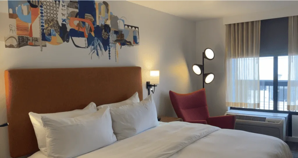 Avatar Hotel Santa Clara: Groovy Vibes, Motel Reality, and That $10 Parking Situation 5 Avatar Hotel Santa Clara room