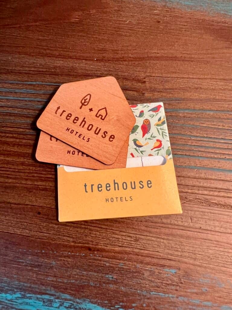 Treehouse Hotel Silicon Valley wooden room keys