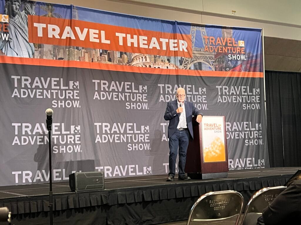 What I Learned at the Travel and Adventure Show (And Why You Should Go) 8 Peter Greenberg at the Travel and Adventure Show in Santa Clara California