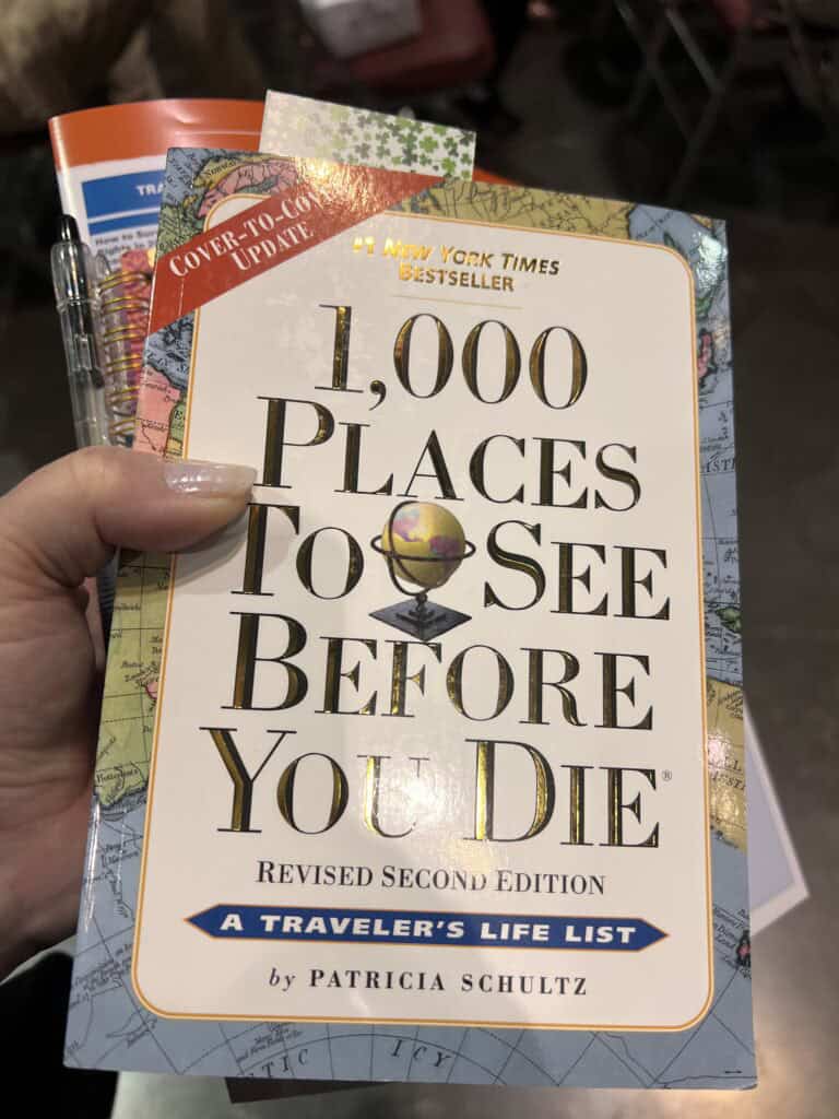 What I Learned at the Travel and Adventure Show (And Why You Should Go) 2 1000 places to see before you die book cover