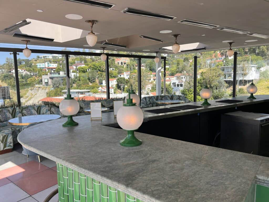 Sun Rose Hotel West Hollywood rooftop bar