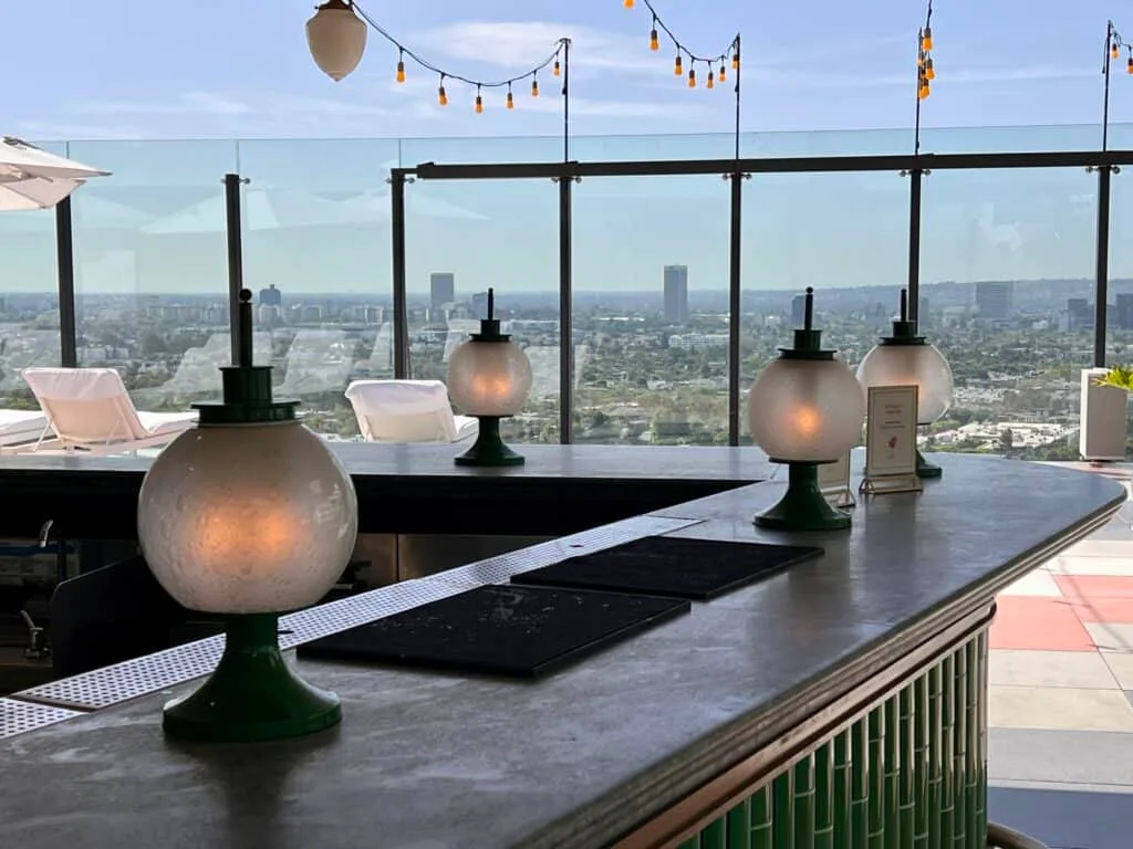 Coolest Hotels in Los Angeles California 4 Sun Rose Hotel West Hollywood rooftop bar