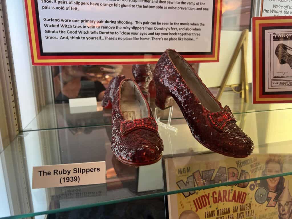 Wizard of Oz Ruby slippers
