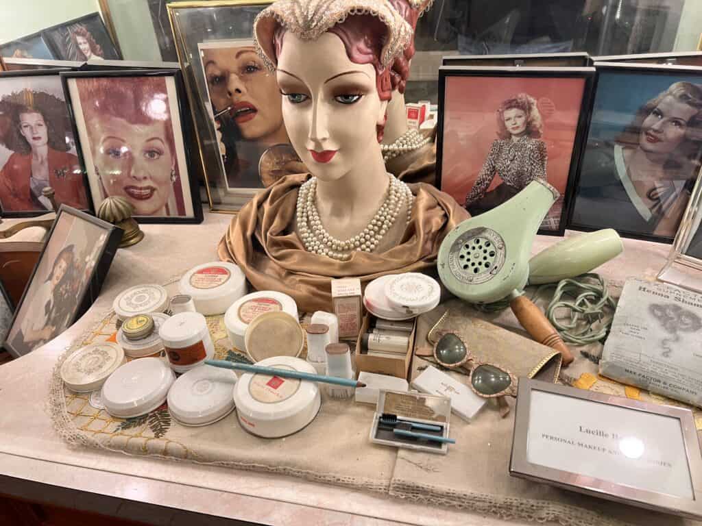 Max Factor Hollywood Museum makeup display