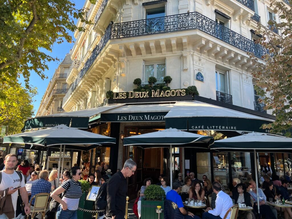 I Sat Next to a Stranger on a Flight. Now I Might Own Part of a Paris Apartment. 2 Les Deux Magots Cafe exterior