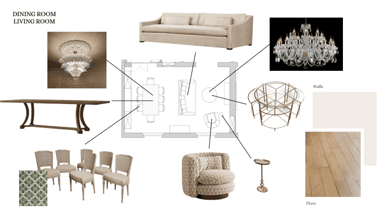 I Sat Next to a Stranger on a Flight. Now I Might Own Part of a Paris Apartment. 5 Living Room vision board