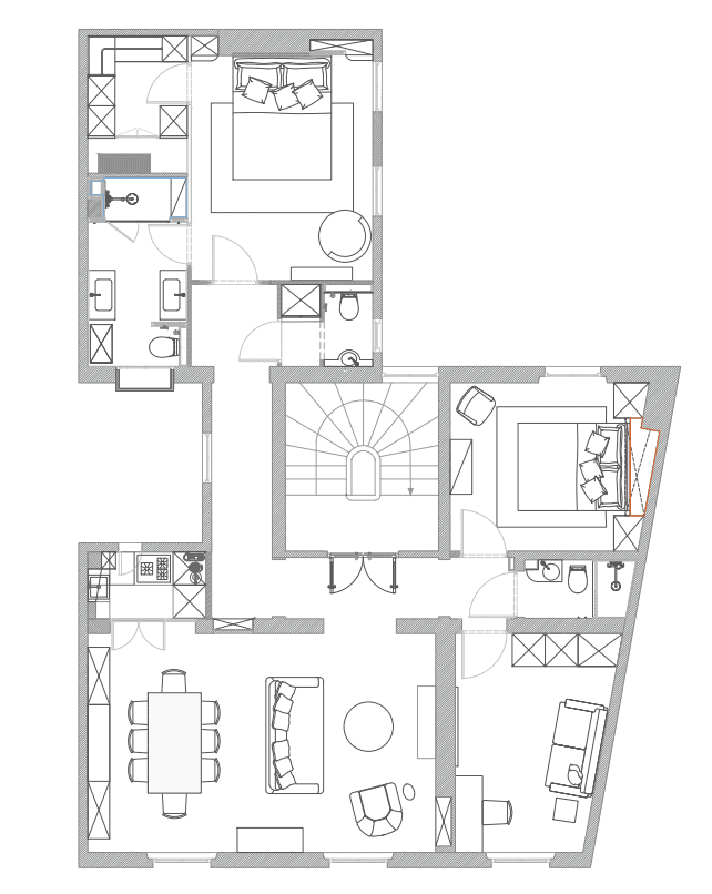 I Sat Next to a Stranger on a Flight. Now I Might Own Part of a Paris Apartment. 9 Apartment Floorplan