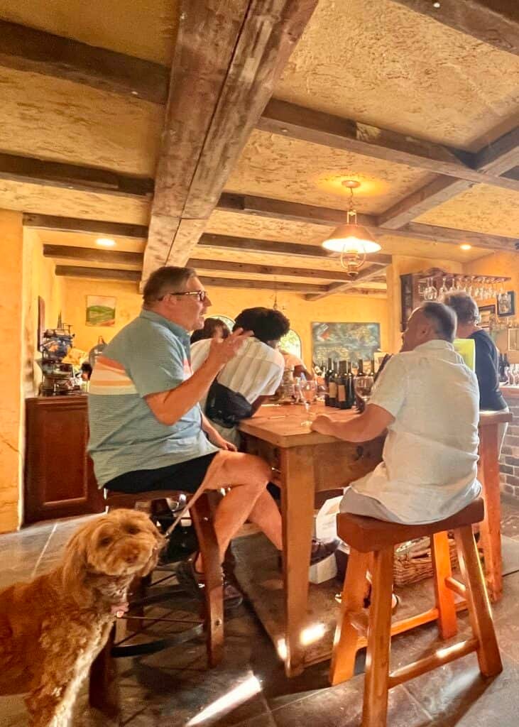 Castillos Hillside Winery tasting room