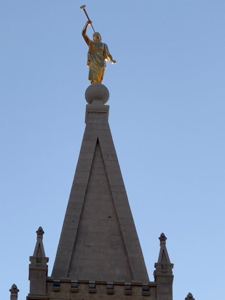 Salt Lake City Temple Angel