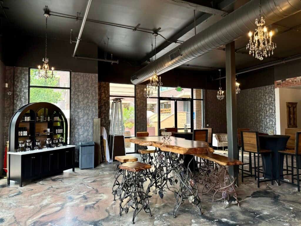 Alara Tasting Room Morgan Hill interior