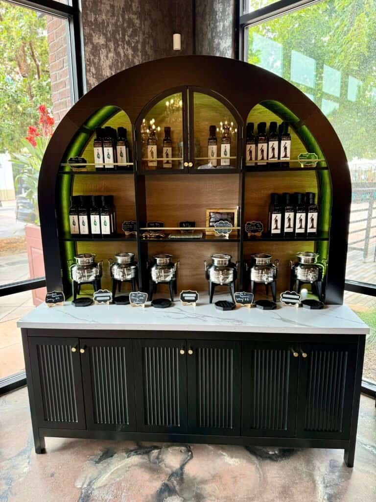 Alara Tasting Room Morgan Hill olive oil tasting bar