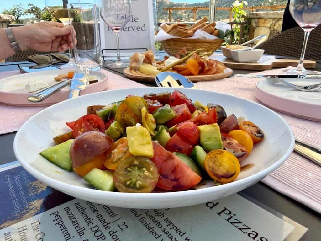 CordeValle Winery Isn't What I Thought It Was 12 Corde Valle winery tomato salad