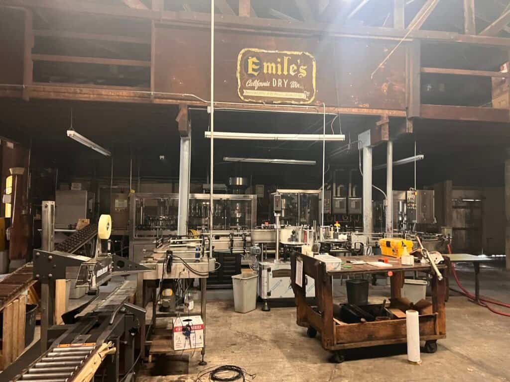 Guglielmo Winery bottling station