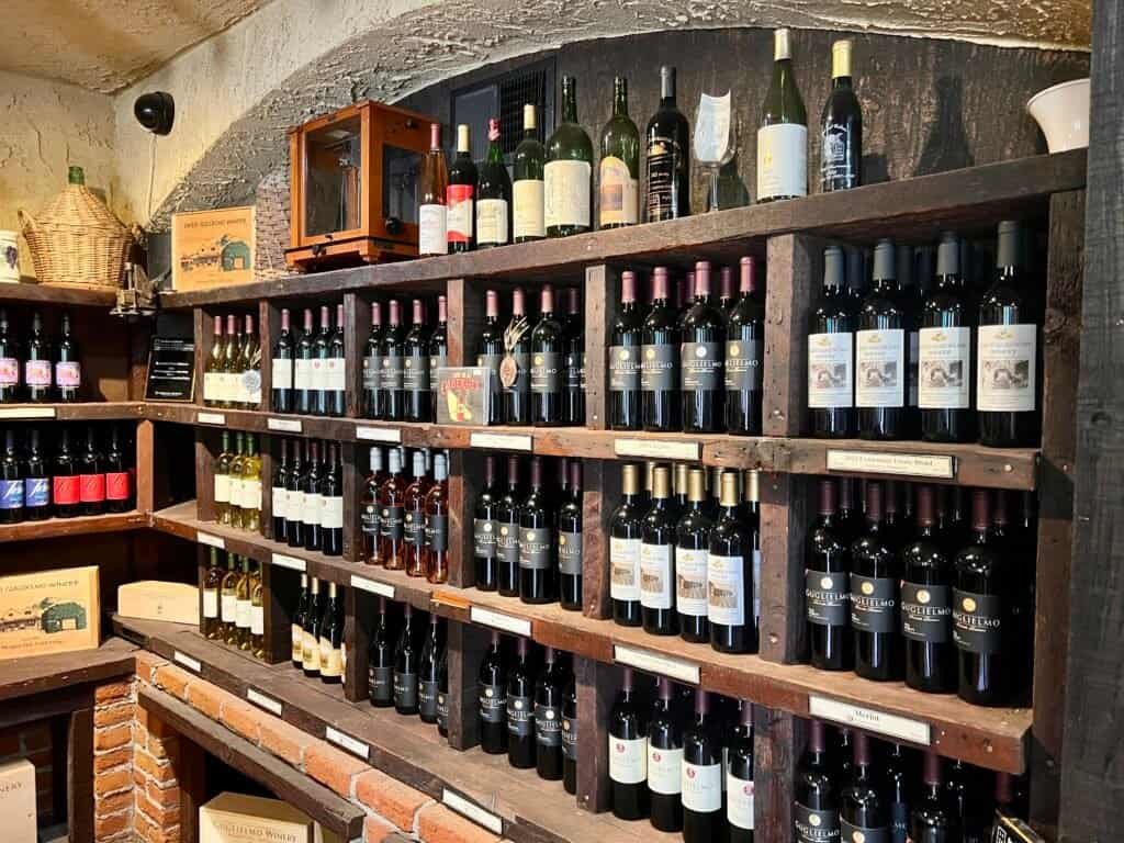 Guglielmo Winery wine
