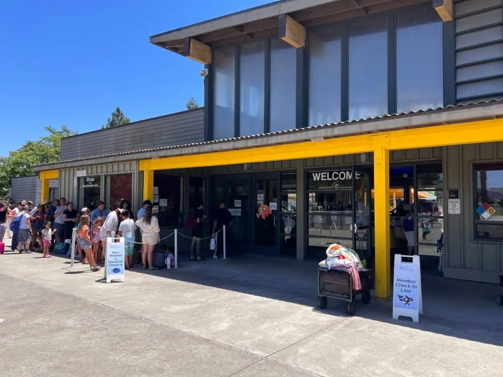 Morgan Hill Aquatics Center entrance