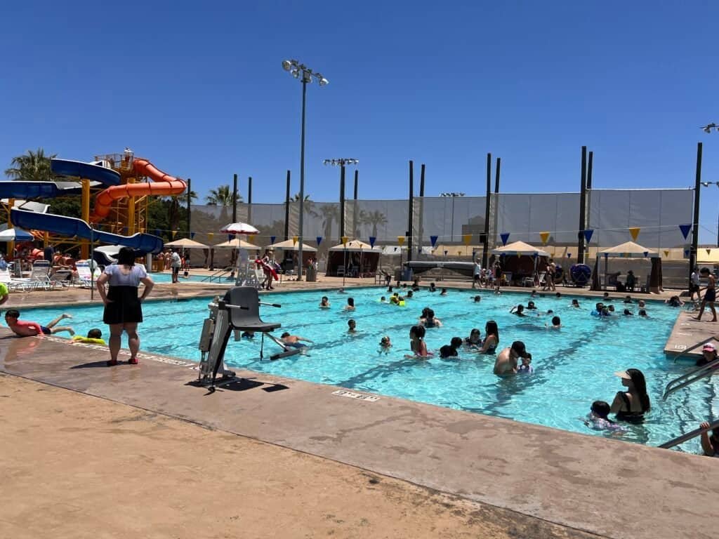 Morgan Hill Aquatics Center pool