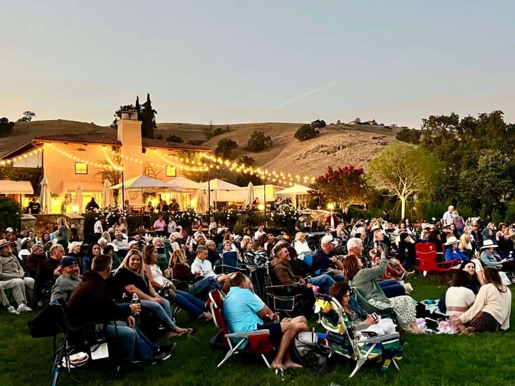 CordeValle Winery Isn't What I Thought It Was 11 CordeValle Winery Concert crowd on lawn