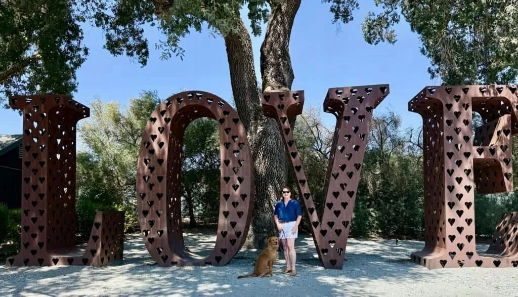 Things to Do in Silicon Valley: Where to Go, Eat & Stay 16 MOHI Ranch LOVE sign