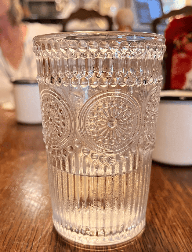 Dorrington Hotel water glass