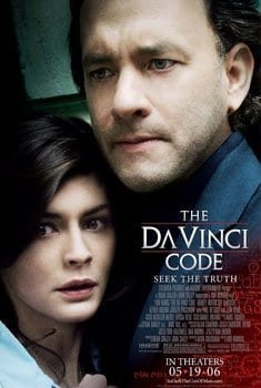 Movies to Watch before you visit Paris 4 The Da Vinci Code movie poster